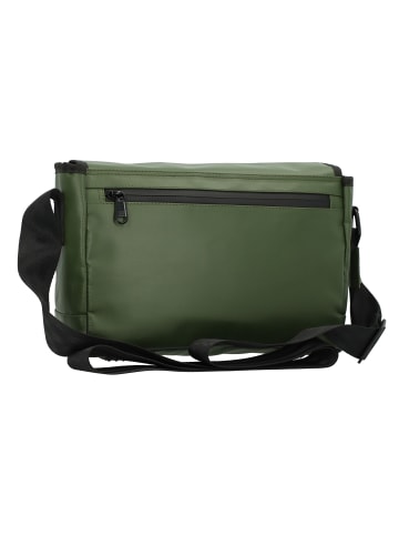 Greenburry Upcycled Tarpaulin Umhängetasche 27 cm in olive