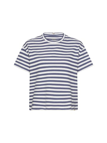 Camel Active T-Shirt mit Rundhalsausschnitt in Ozeanblau
