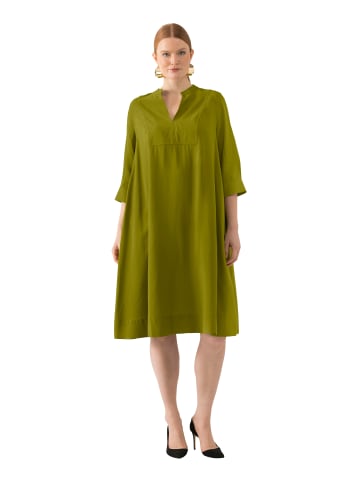 Ulla Popken Midikleid in avocado grün