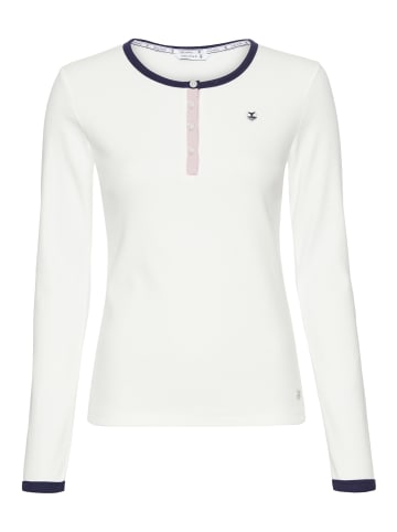 Delmao Langarmshirt in offwhite-rosa-marine