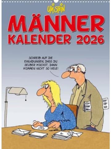 LAPPAN Kalender - Uli Stein Männer Kalender 2026: Monatskalender für die Wan