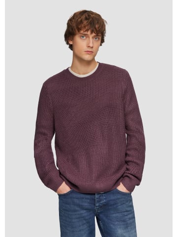QS Strickpullover langarm in Lila