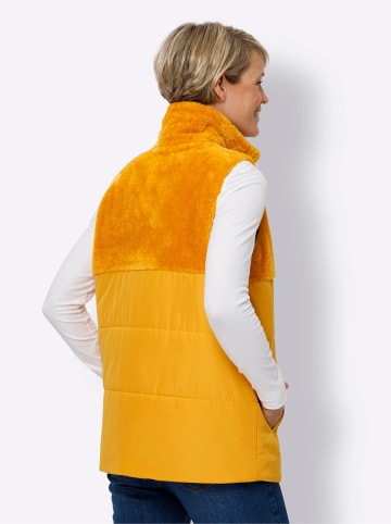 Sieh an! Weste in ocker