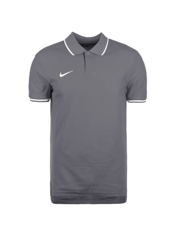 Nike Performance Poloshirt Polo TM Club19 SS in dunkelgrau / weiß