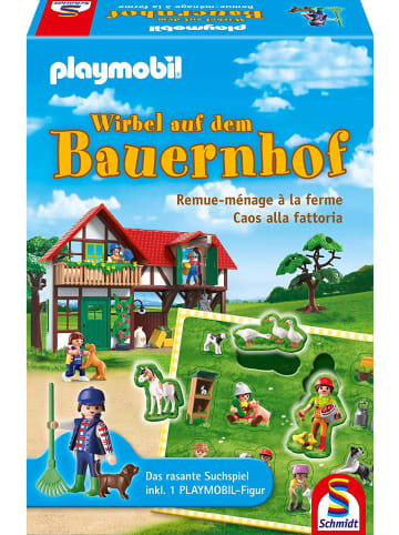 Schmidt Spiele Playmobil 2er Set Wirbel auf dem Bauernhof + Piratenschiffe in mehrfarbig