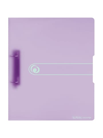 Herlitz Ringbuch PP A4 2 Ringe 25mm flieder transparent to go