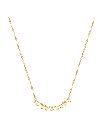 Glanzstücke München Halskette aus Sterling Silber in gelbgold