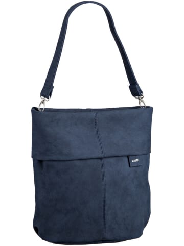 Zwei Handtasche Mademoiselle M12 in Nubuk/Blue