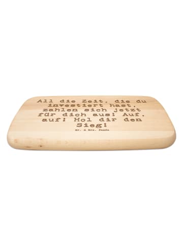 Mr. & Mrs. Panda Schneidebrett Holz Spruch Sportliche Wettkämpfe... in Transparent