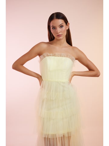 LAONA Abendkleid Cloudy Tulle Dress in Sunshine