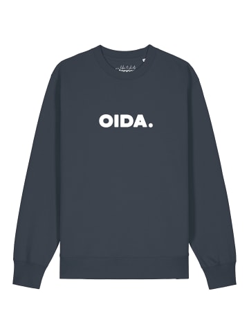 wat? Apparel Sweatshirt Oida in India Ink Grey