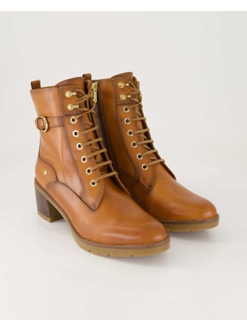 Schnürstiefeletten in Braun