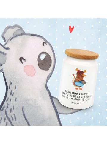 Mr. & Mrs. Panda behälter Maus Kekse mit Spruch in Weiß