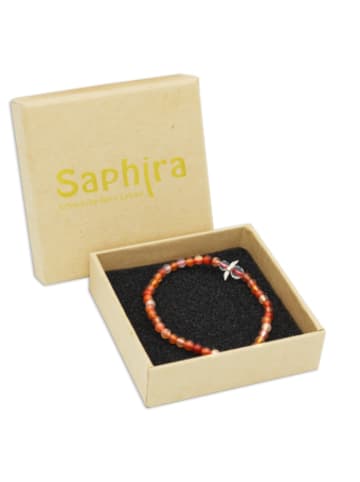 JOJO Handelsagentur Nonbook - Carneol Schutzengel Edelsteinarmband