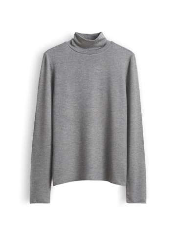 someday. Rollkragenshirt mit Rippstruktur in Featherstone Melange
