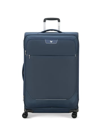 Roncato Joy 4 Rollen Trolley 75 cm mit Dehnfalte blu notte