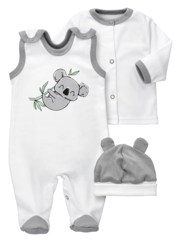 Baby Sweets 3tlg Set Strampler + Shirt + Mütze Baby Koala in bunt