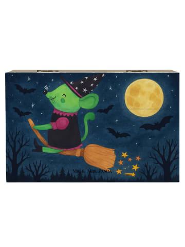 Mr. & Mrs. Panda Aufbewahrungsbox Hexe Fliegt Design ohne Spruch in Weiß