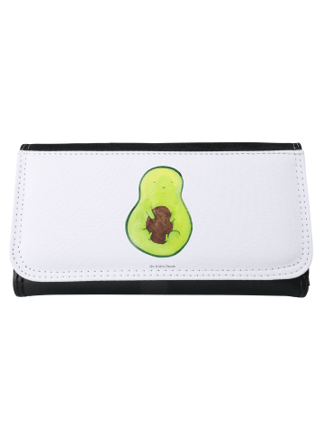 Mr. & Mrs. Panda Portemonnaie für Damen Avocado Kern ohne Spruch in Weiß
