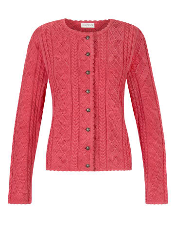 Stockerpoint Stockerpoint Trachtenstrickjacke Lavina in flamingo