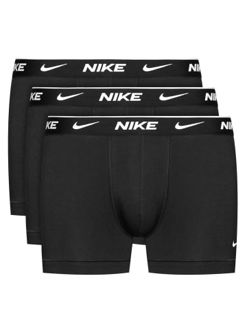 Nike Boxershorts Everyday Cotton Stretch Trunk Shorty 3P in Black/Black/Black