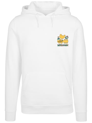 F4NT4STIC Hoodie Woodstock Brust Logo in weiß