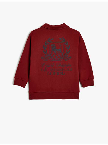 KOTON Sweatshirt in Bordo