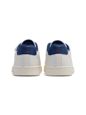 Hummel Klettverschluss Sneaker Match Point Kinder in WHITE/NAVY/RED
