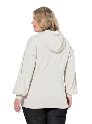 MIAMODA Sweatjacke in graubeige