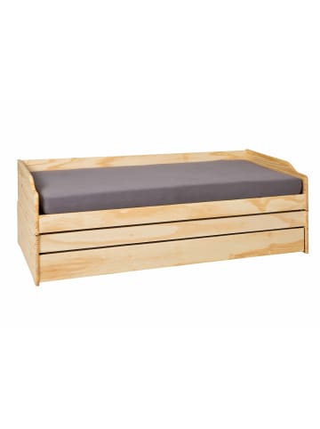 ebuy24 Bett Lotved Holz 97 x 209 cm