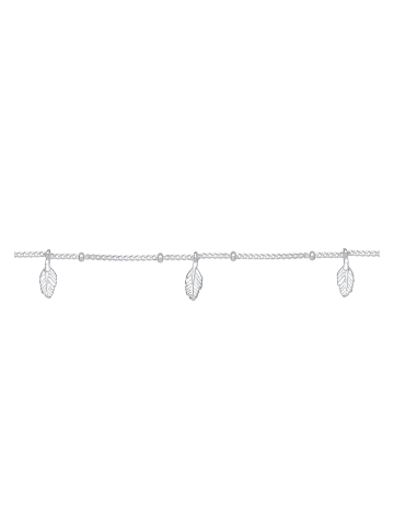 Elli Halskette 925 Sterling Silber Boho, Feder in Silber