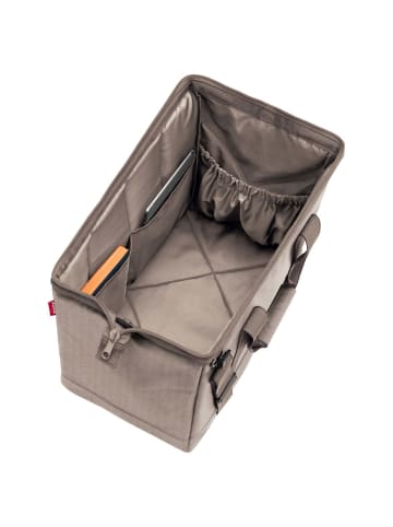 Reisenthel travelling allrounder L - Reisetasche 48 cm (leo vanilla) in herringbone mokka