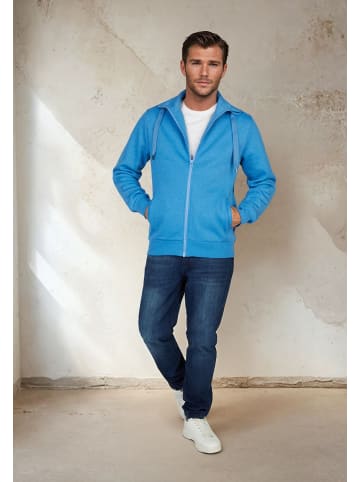 Salzhaut Sweatjacke MOOL in Ocean Blue