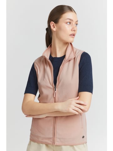 Oxmo Fleeceweste Ragnara in Rosa