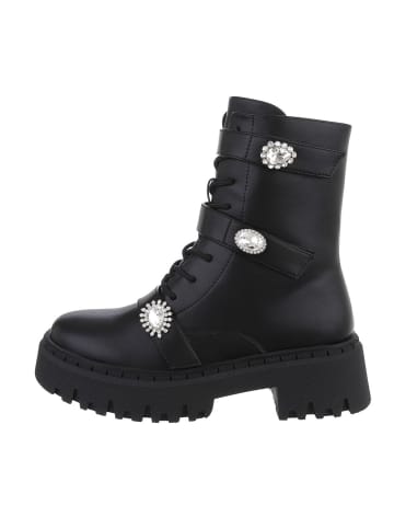 Ital-Design Stiefelette in Schwarz