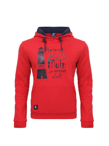 SCHIETWETTER Hoodie "Leuchtturm" in red-navy