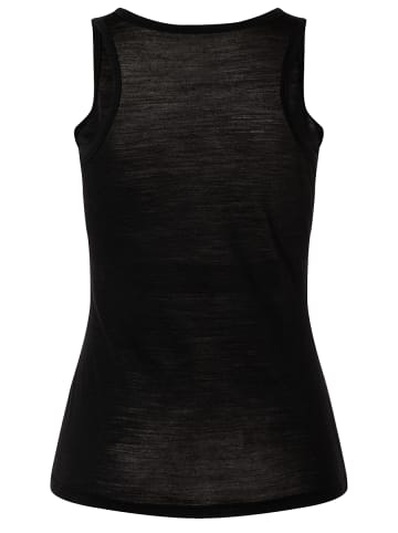 super.natural Merino Tanktop in schwarz