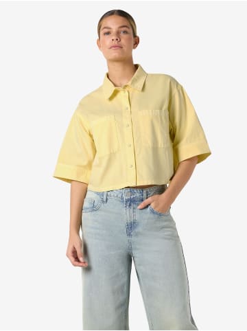 Noisy may Crop-Bluse in French Vanilla