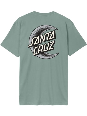 Santa Cruz T-Shirt "Crescent Moon Chest T-Shirt" in Braun