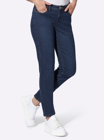 WITT WEIDEN 5-Pocket-Jeans in blue-stone-washed