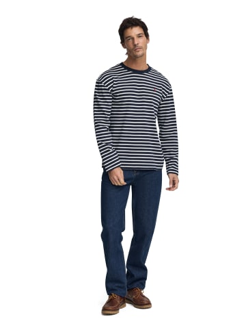 Polo Club Langarmshirt in Navyblau