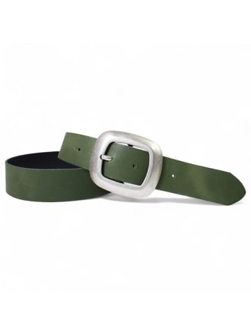 FRONHOFER Damengürtel 4 cm, Ledergürtel in Khaki