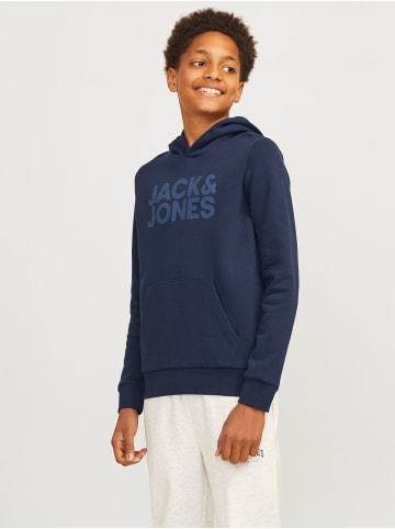 JACK & JONES Junior Kapuzensweatshirt JJECORP LOGO SWEAT HOOD JNR in navy blazer