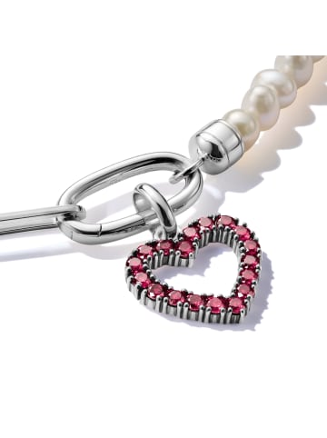 Thomas Sabo Charm-Anhänger in silber, rot