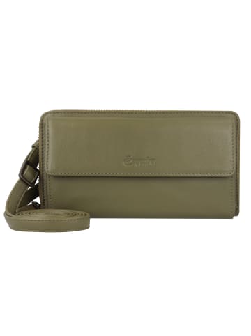 Esquire Peru Handytasche Leder 19 cm in olive