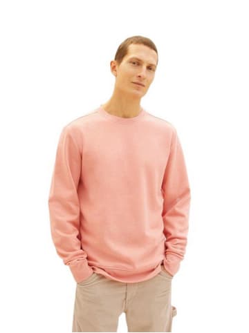 Tom Tailor Pullover PRINTED CREWNECK in Rosa