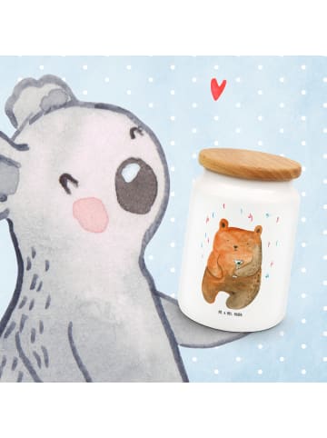 Mr. & Mrs. Panda Frischhaltedosen Bär Party ohne Spruch in Weiß