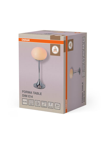 Osram Leuchte Decor Forma Pink, 20 cm Durchmesser, Stahl, E14