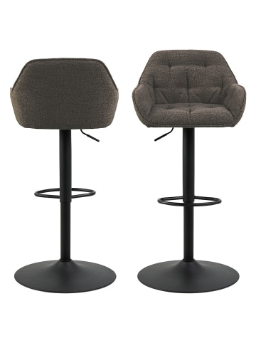 ebuy24 Barhocker Brooke Grau 2er Set