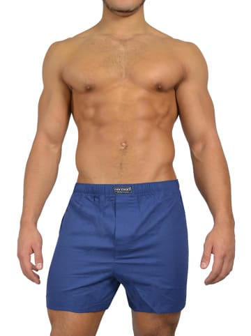 normani 3 Stück Herren Web Boxershorts in Navy